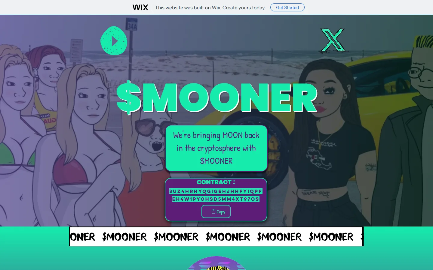 $MOONER home page